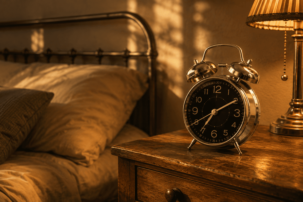 Réveil vintage : le retour du charme rétro dans la chambre