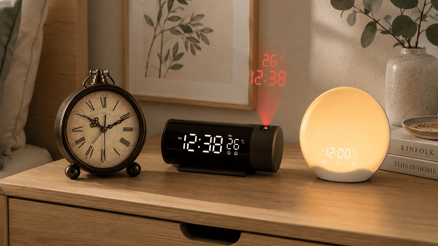 comment bien choisir un réveil : réveil horloge, réveil projecteur, réveil simulateur d'aube et bien plus 