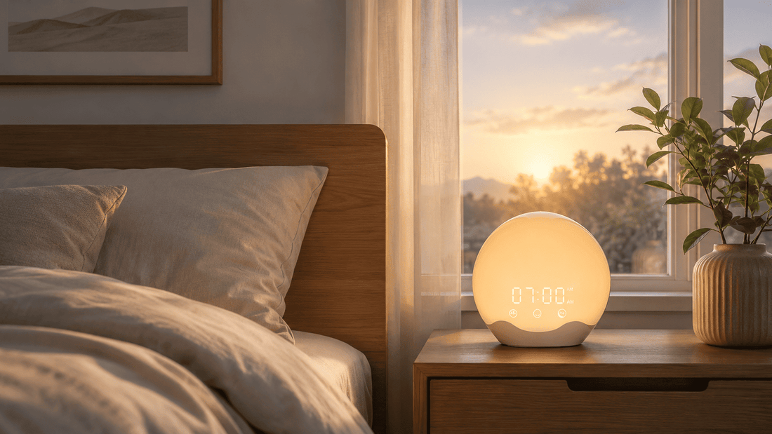 Réveil simulateur d'aube 7h du matin