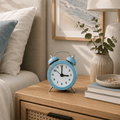 mini reveil horloge bleu clair chambre adulte - monreveil.com