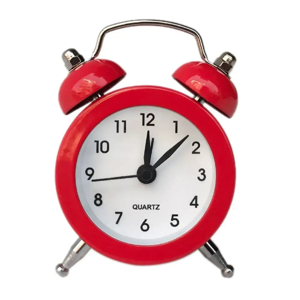 mini reveil horloge rouge sur fond blanc - monreveil.com