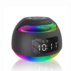reveil enfant radio FM multicolore sur fond blanc 