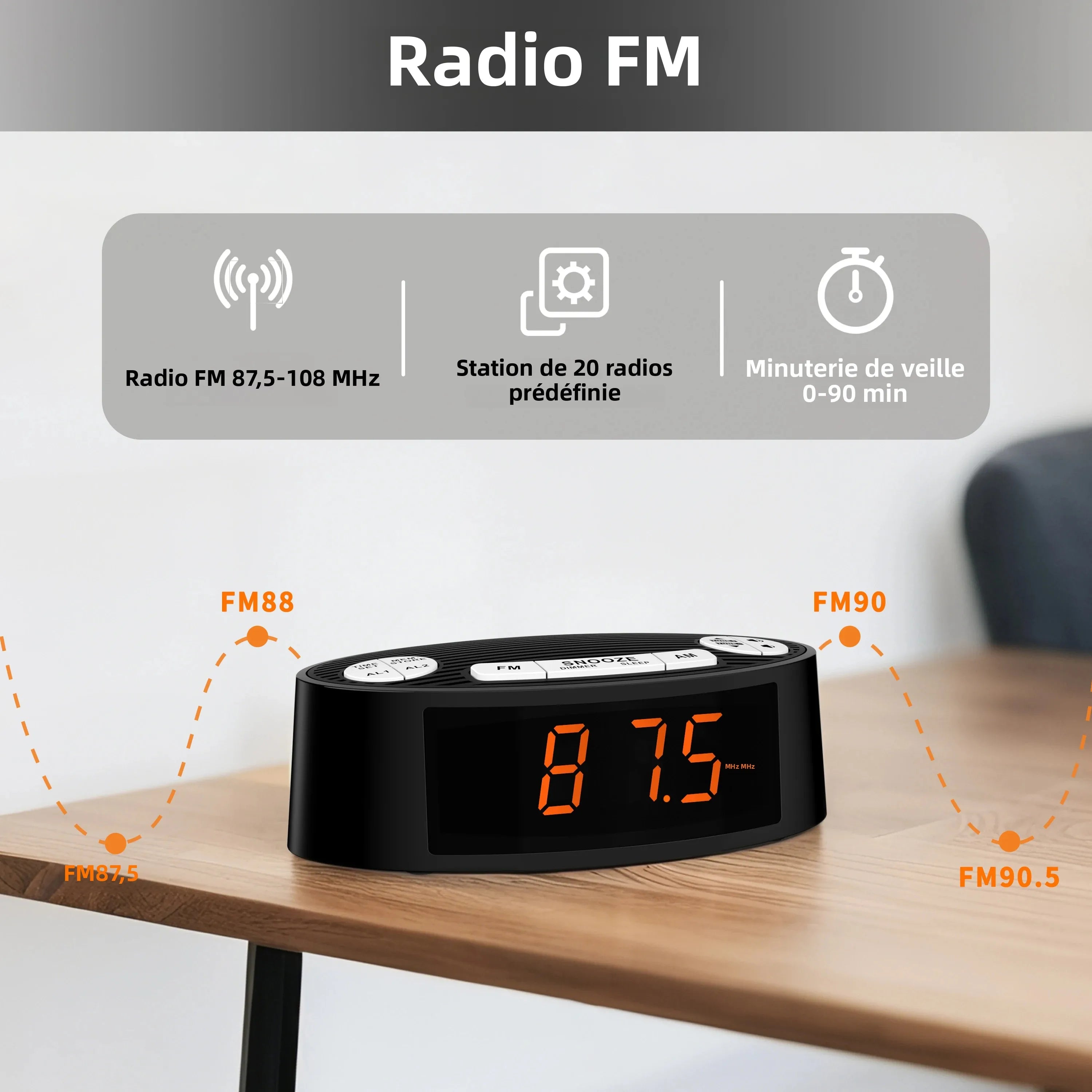 radio reveil enfant 20 stations - monreveil.com