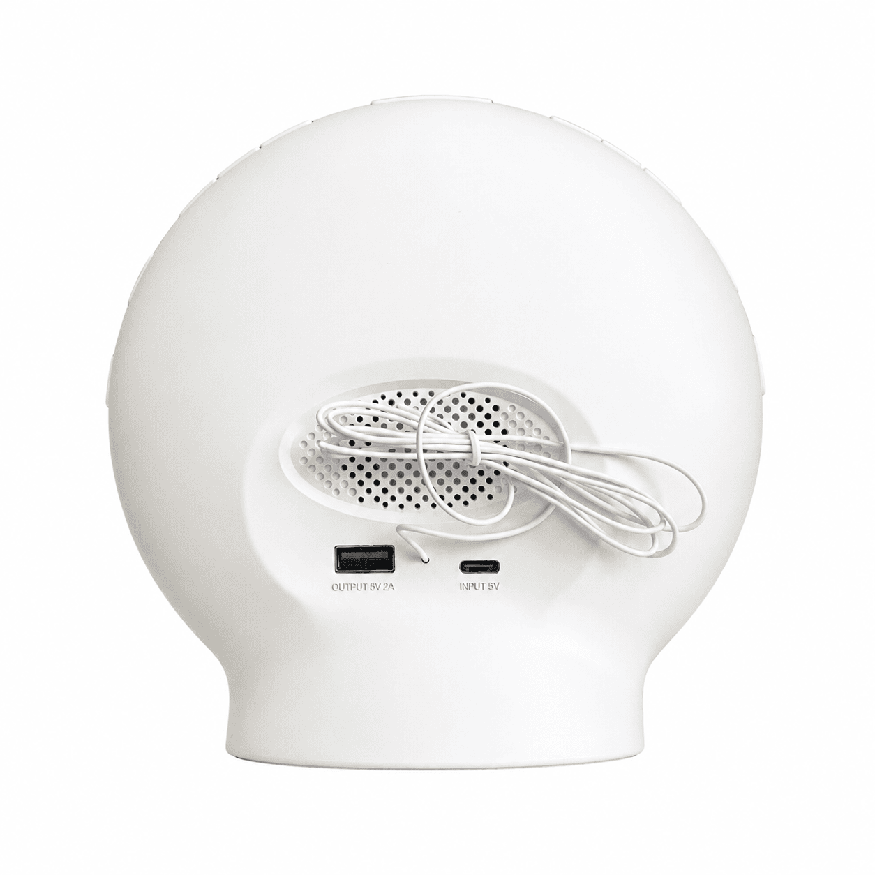 radio réveil couché de soleil lumière progressive vue de dos sur fond blanc - monreveil.com
