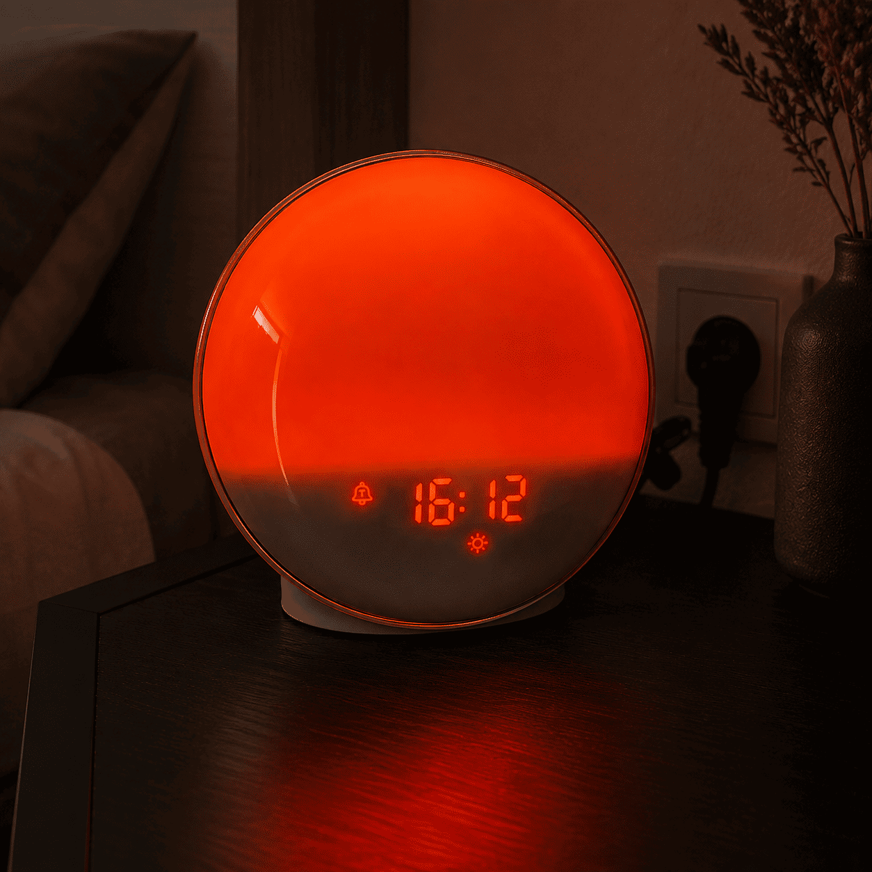 Réveil coucher de soleil avec lumière progressive - monreveil.com