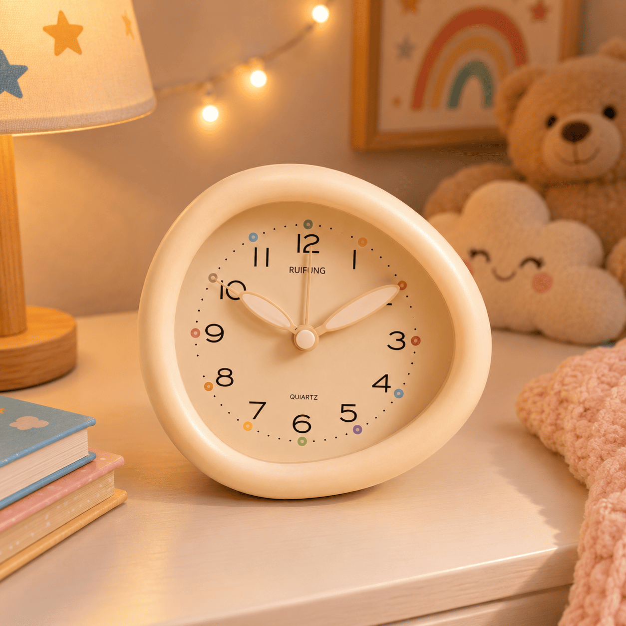 reveil enfant beige chambre enfant - monreveil.com