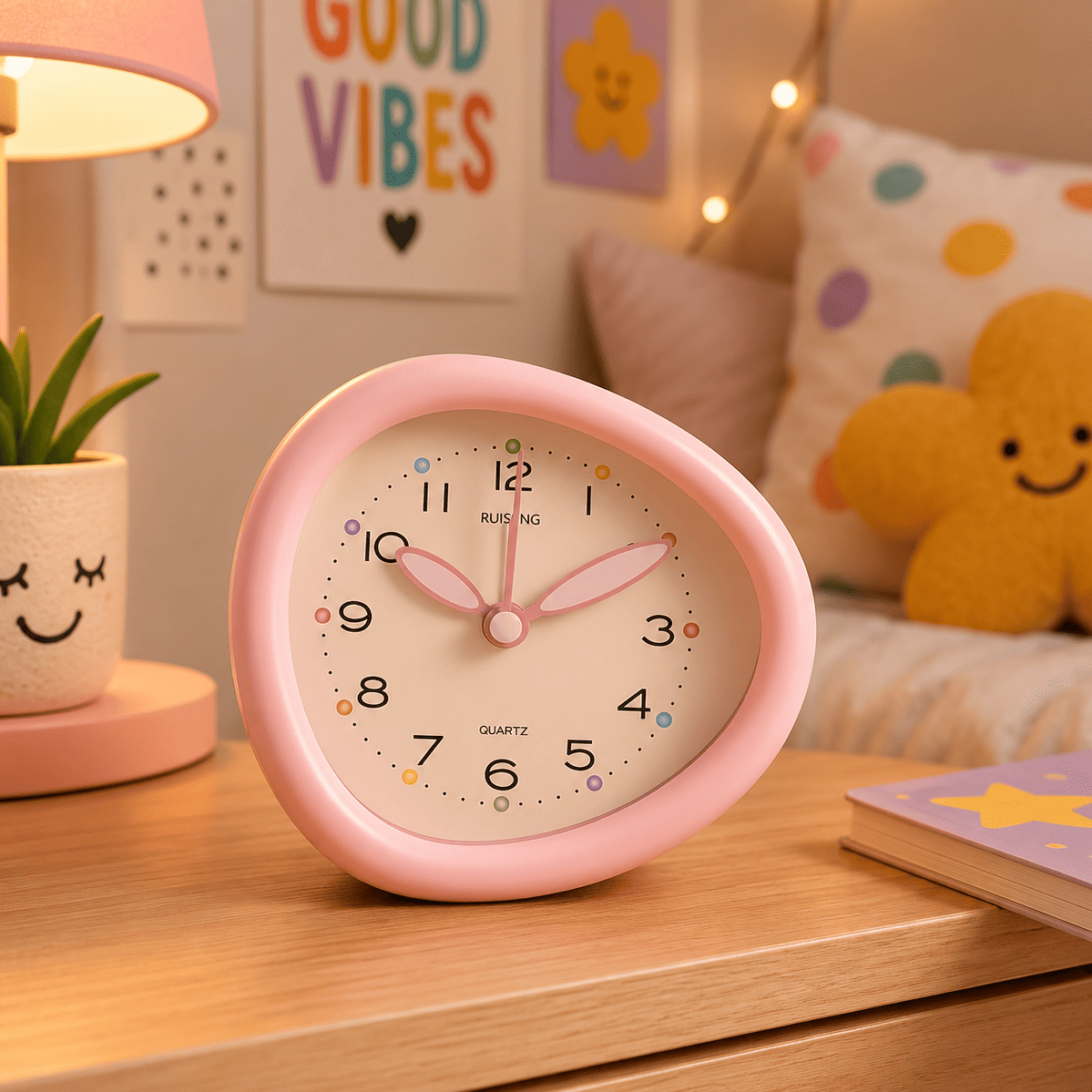 reveil enfant rose chambre enfant - monreveil.com