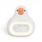 Reveil Canard Veilleuse blanc sur fond blanc