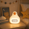 Reveil Canard Veilleuse blanc 5 sonnerie - monreveil.com