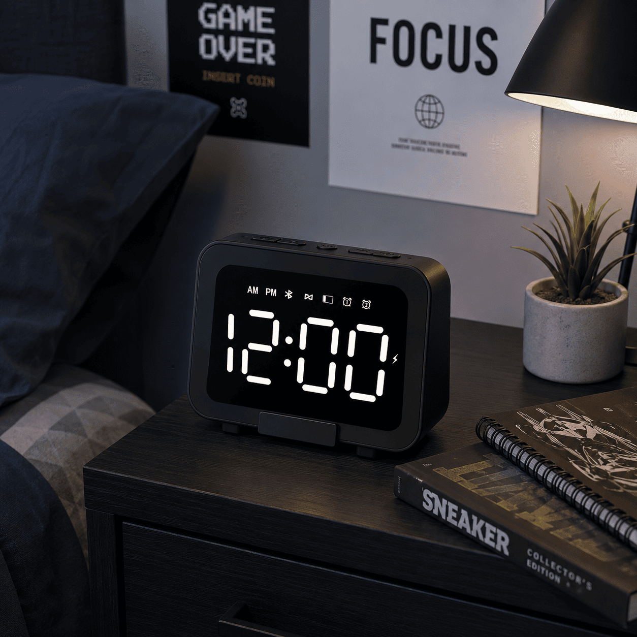 Réveil connecté bluetooth chambre adolescent - monreveil.com