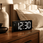 reveil connecte noir chambre adulte - monreveil.com
