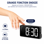 reveil connecte bluetooth double alarme et 3 niveaux de volume