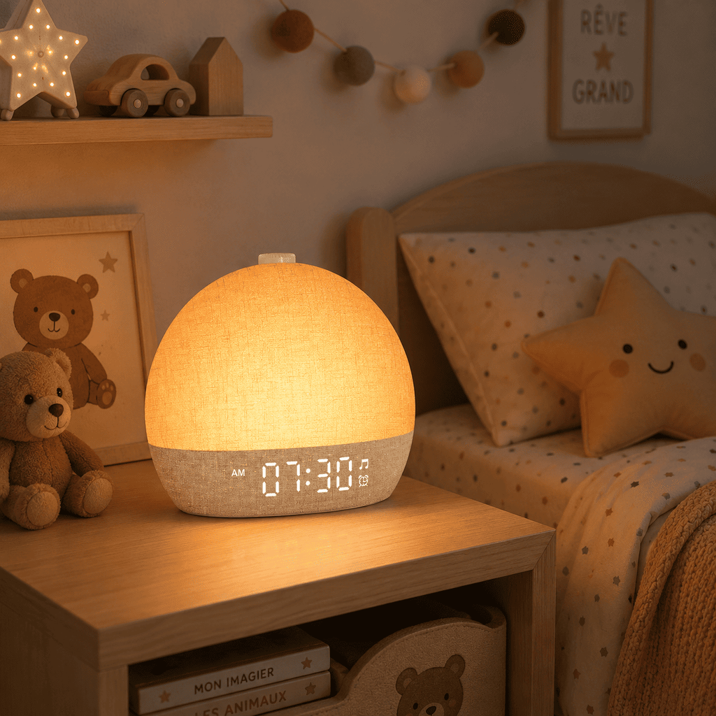 Réveil simulateur d'aube chambre enfant - monreveil.com