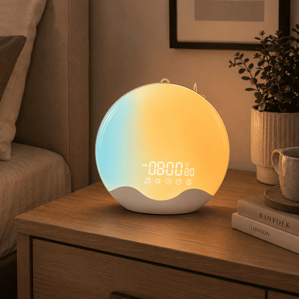 radio réveil lever de soleil chambre adulte - monreveil.com