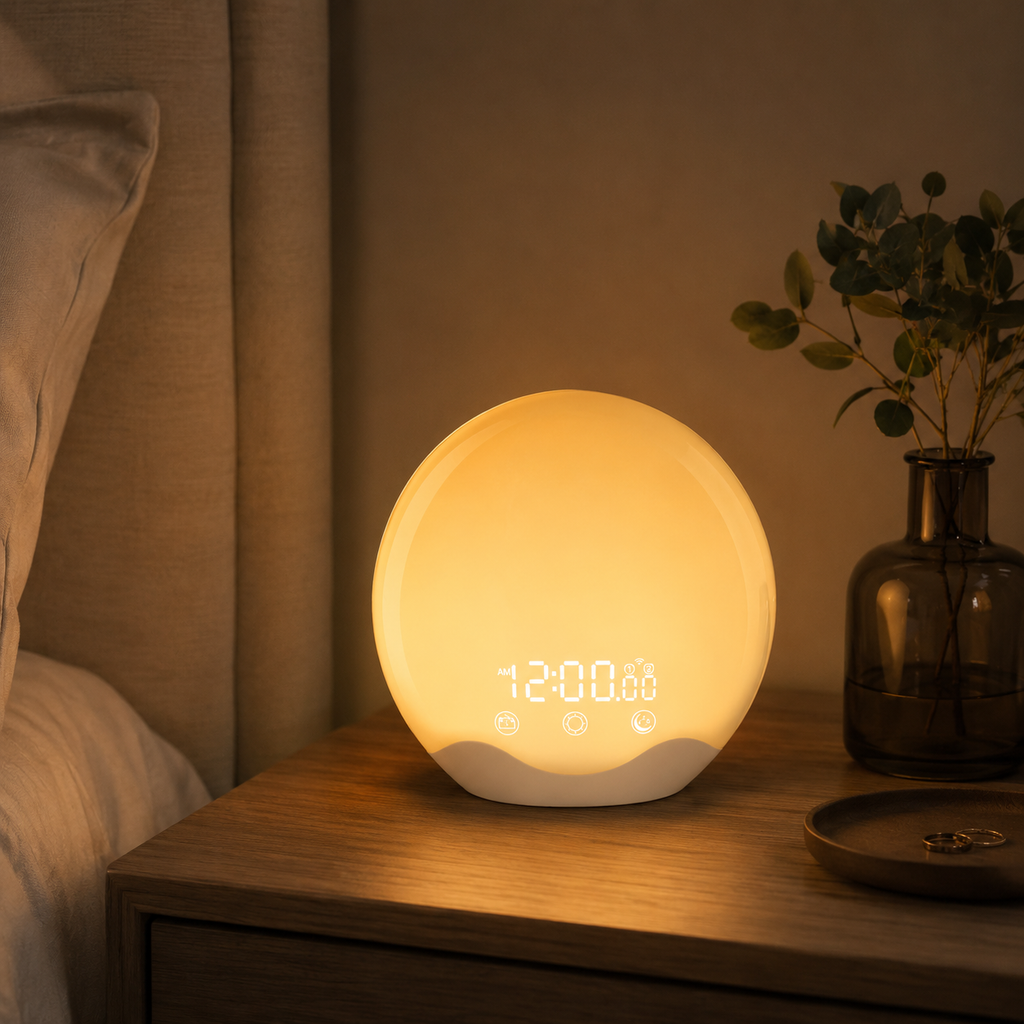 réveil coucher de soleil et lever de soleil chambre adulte - monreveil.com