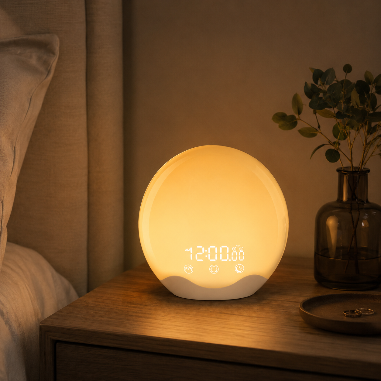 réveil coucher de soleil et lever de soleil chambre adulte - monreveil.com