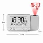 reveil projection multifonction thermometre sur fond blanc - monreveil.com