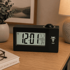 réveil projection noir chambre adulte - monreveil.com