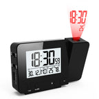 reveil projection compact noir sur fond blanc - monreveil.com