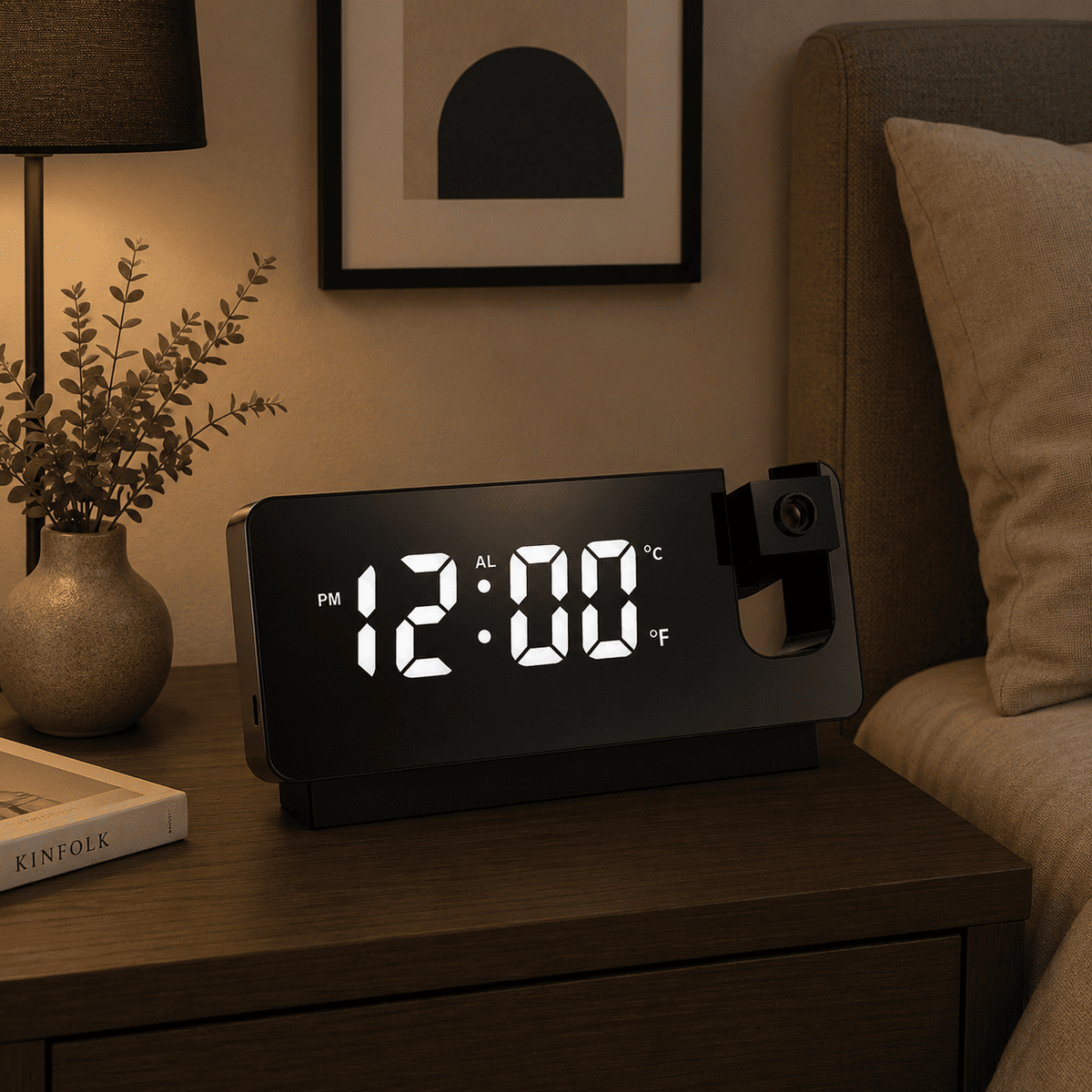 reveil projection dans une chambre adulte 