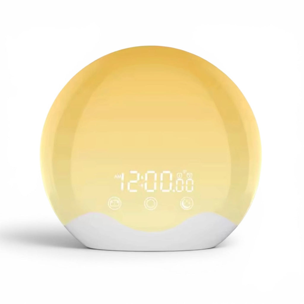 réveil simulateur d'aube  tactile sur fond blanc - monreveil.com