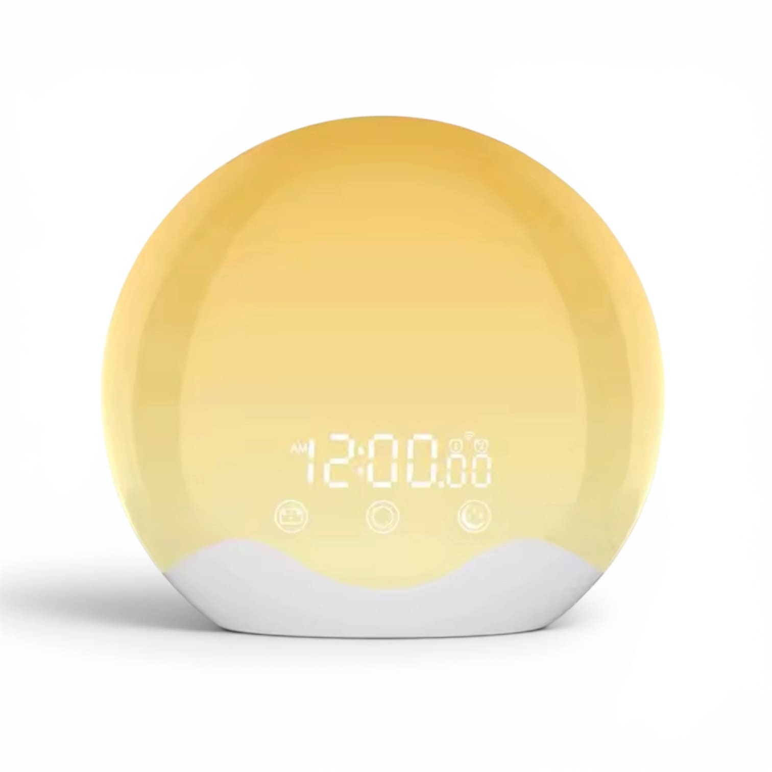 réveil simulateur d'aube  tactile sur fond blanc - monreveil.com
