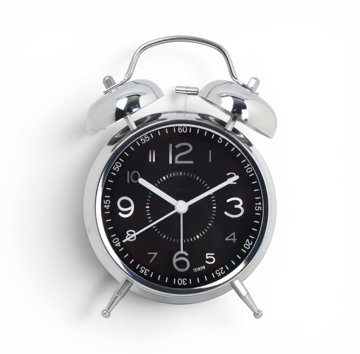 reveil horloge noir sur fond blanc - monreveil.com