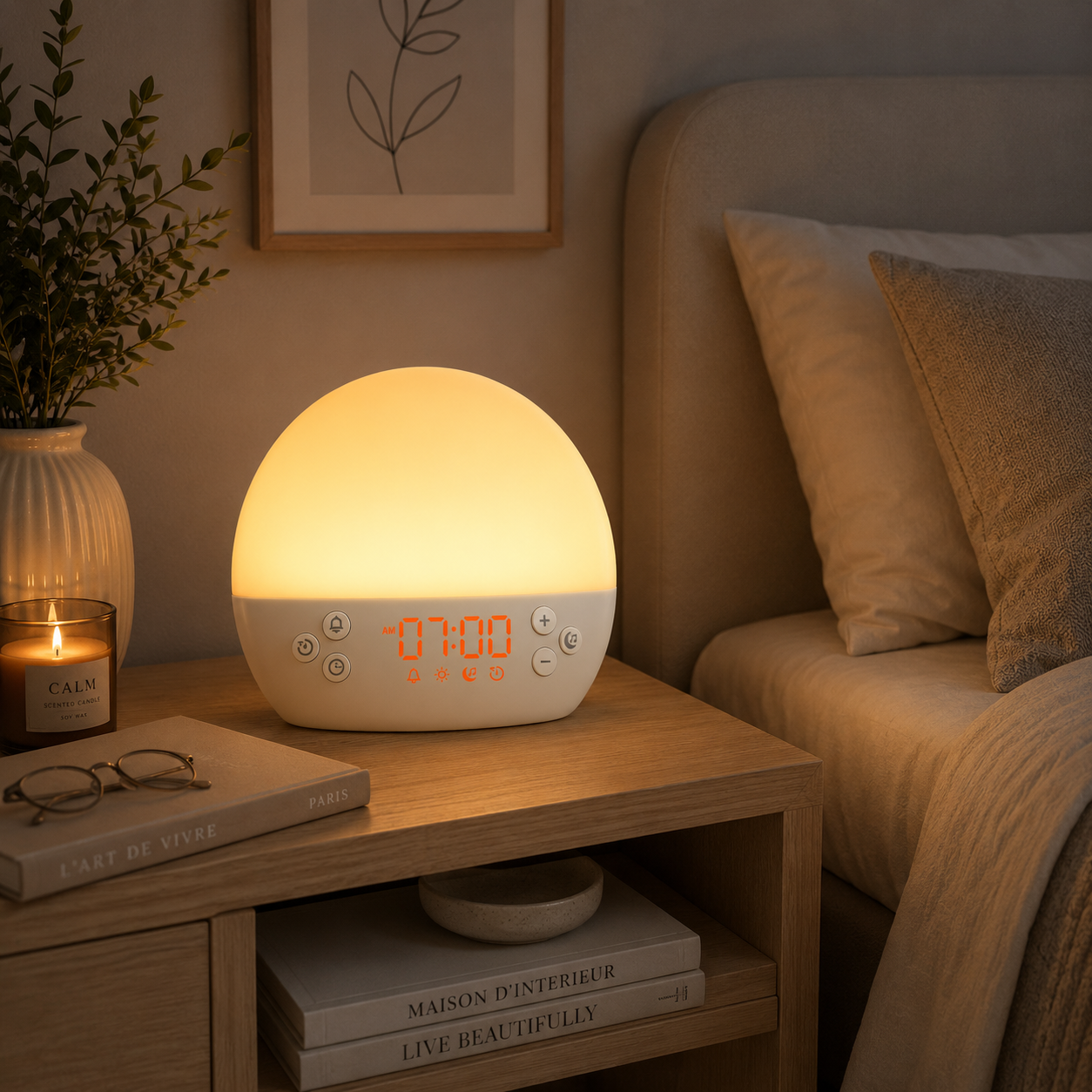 réveil simulateur d'aube chambre adulte - monreveil.com