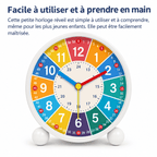 Réveil analogique éducatif facile à prendre en main