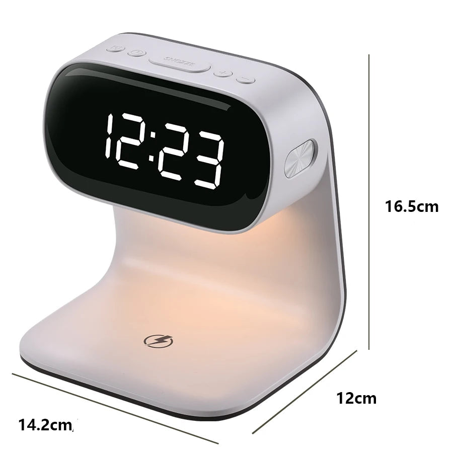 réveil connecté chargeur à induction taille du produit - monreveil.com