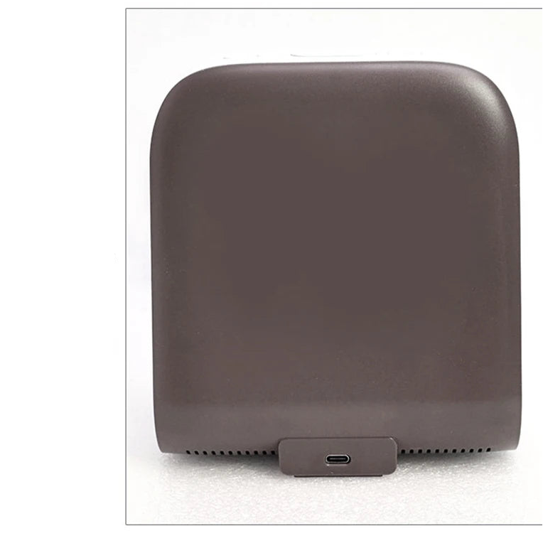 réveil connecté chargeur induction téléphone vue du dessous - monreveil.com
