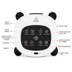 Boutons arrière et port USB-C du réveil panda