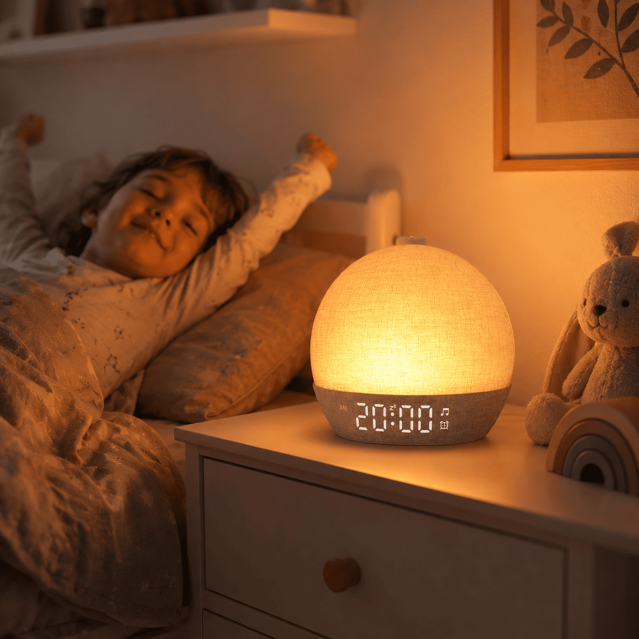 Réveil Enfant Lumineux Chambre d'Enfant - monreveil.com