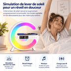 Réveil connecté intelligent, chargeur à induction, charge sans fil