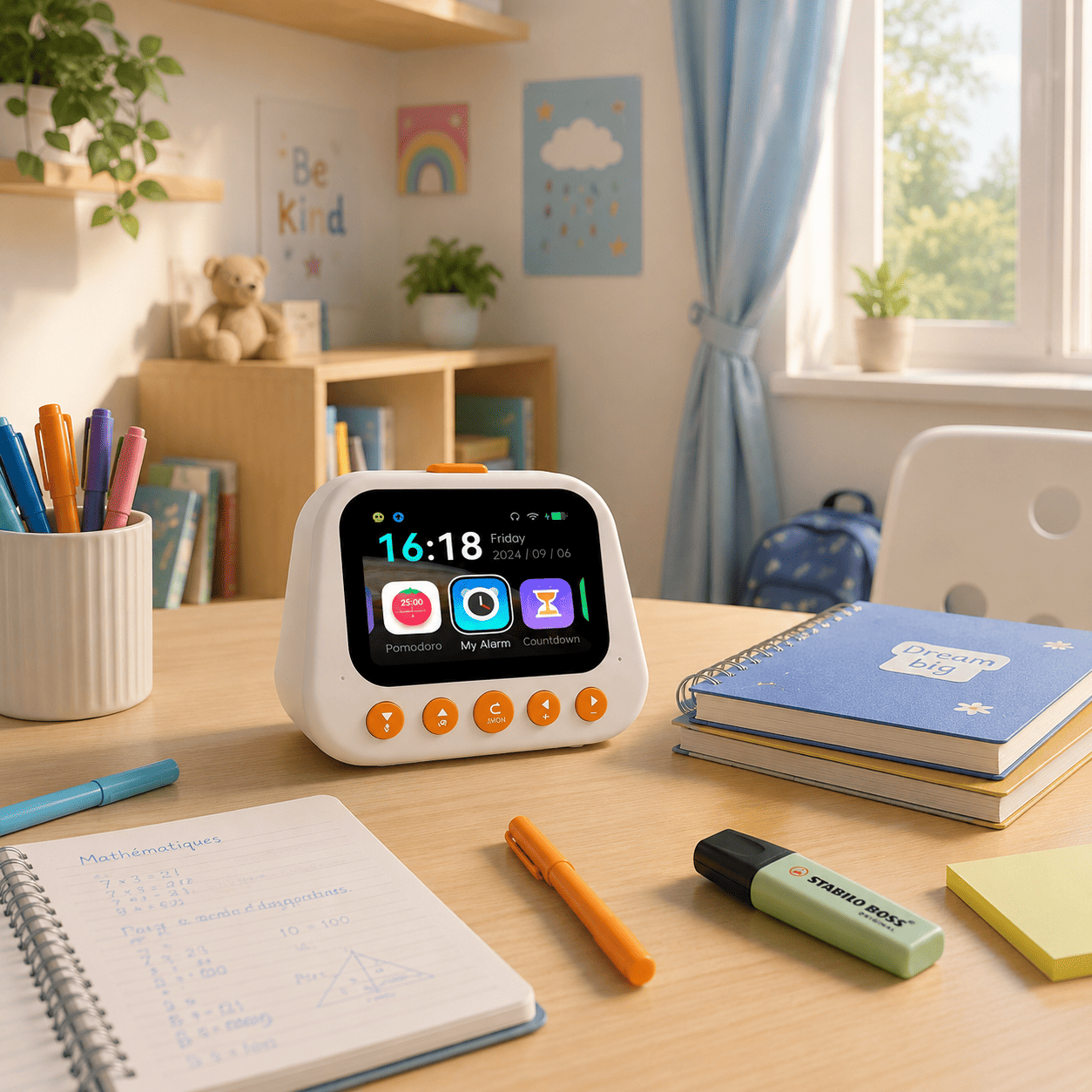 Réveil Enfant Intelligent Bureau Enfant - monreveil.com