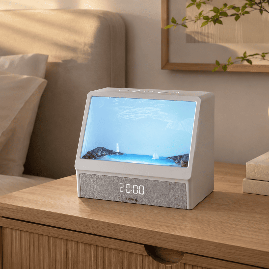 Réveil Connecté Lumineux Eteint - monreveil.com